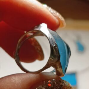 Prsten Ledové oko obvod 54 mm