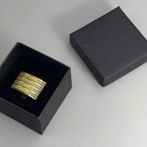 Krabička na prsten karton černá