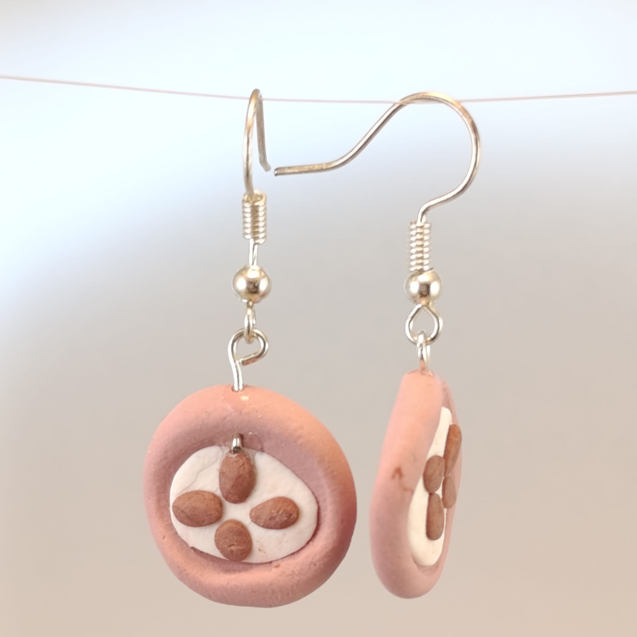 Koláč var.1 - Fimo náušnice