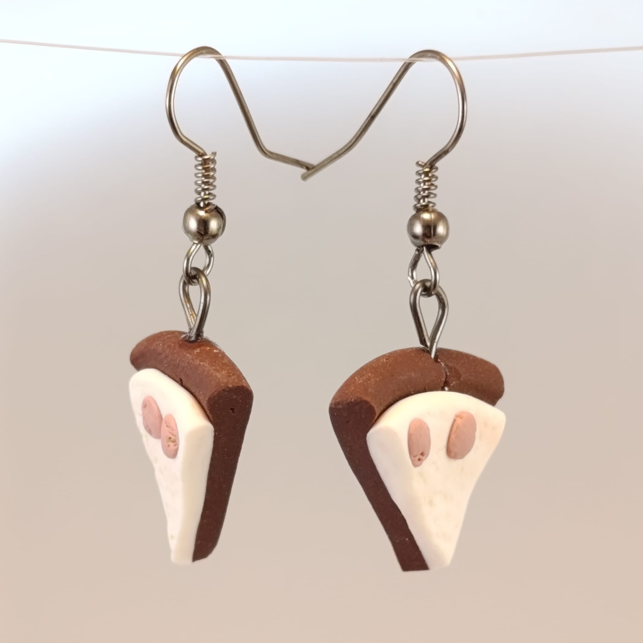 Cheessecake var.1 - Fimo náušnice