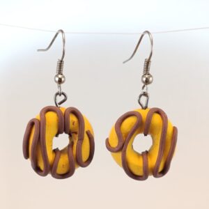 Donut var.1 - Fimo náušnice