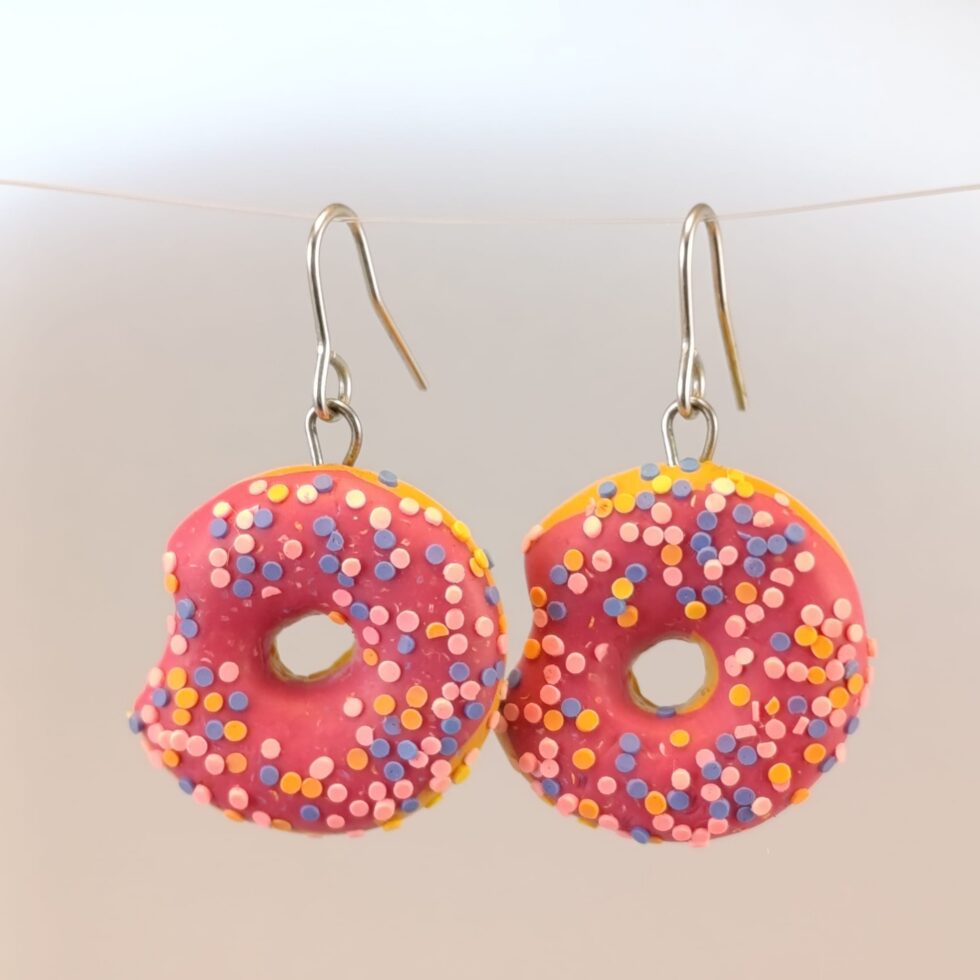 Donut var.2 - Fimo náušnice