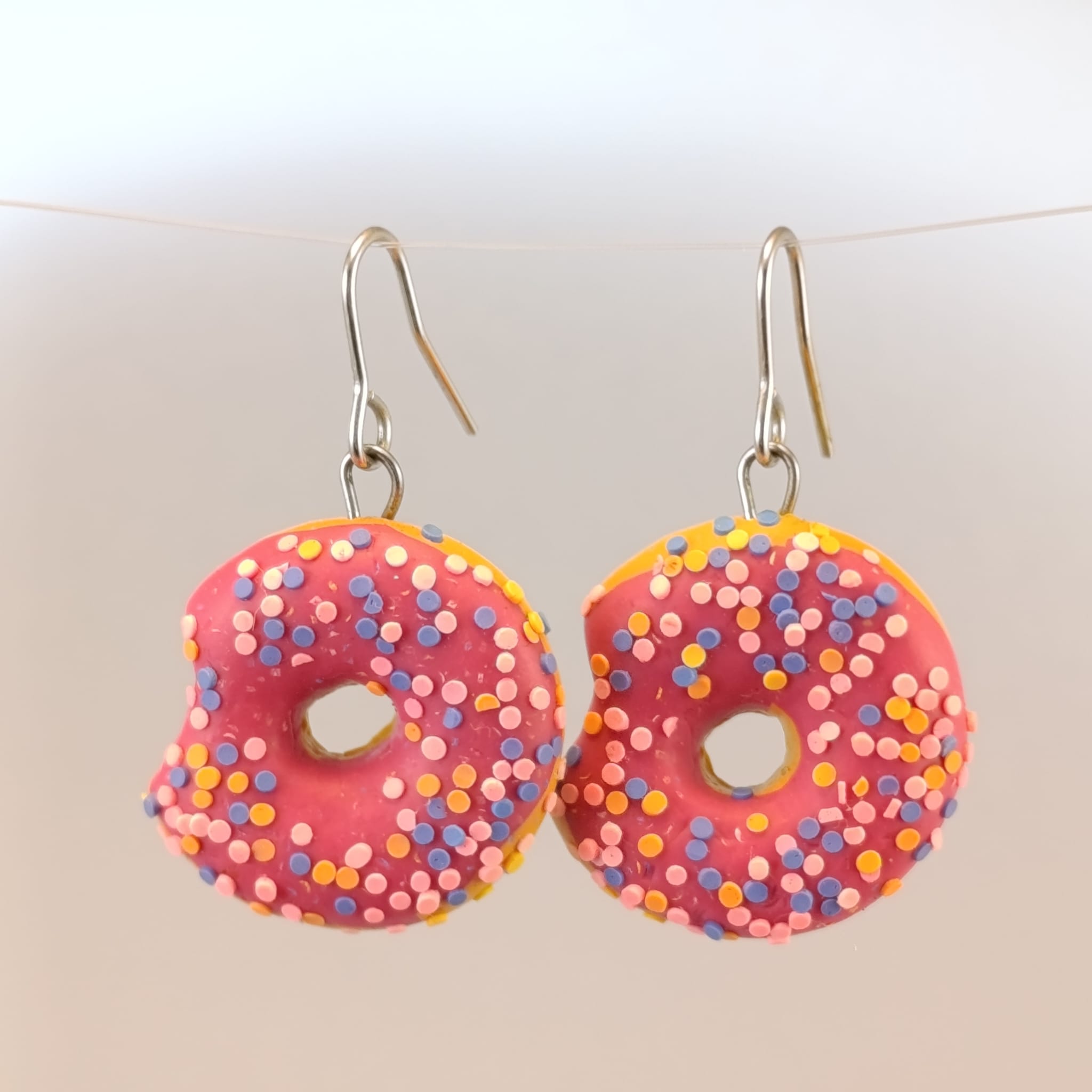 Donut var.2 - Fimo náušnice