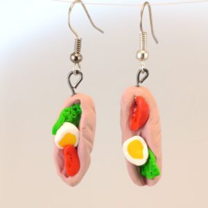 Bagetka var.1 - Fimo náušnice