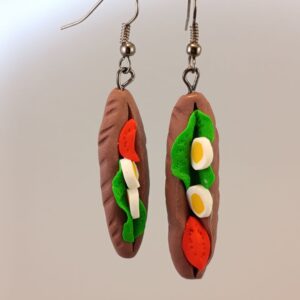 Bagetka var.3 - Fimo náušnice