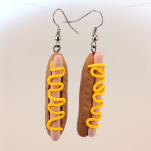 Hot Dog var.2 - Fimo náušnice