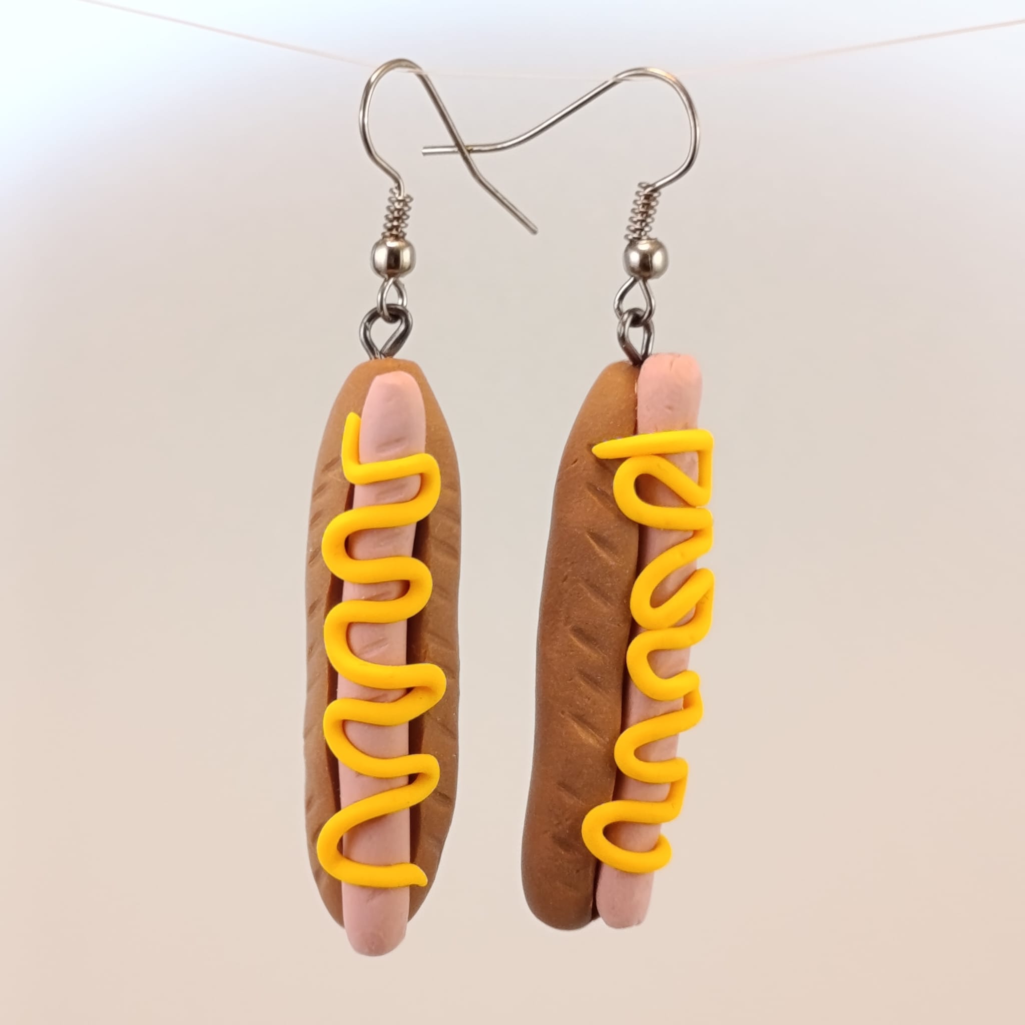 Hot Dog var.2 - Fimo náušnice