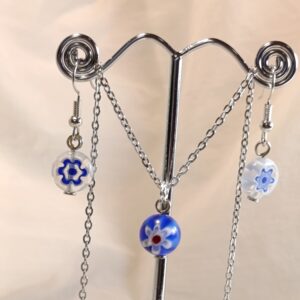 Benátský Millefiori Set s řetízkem var.5