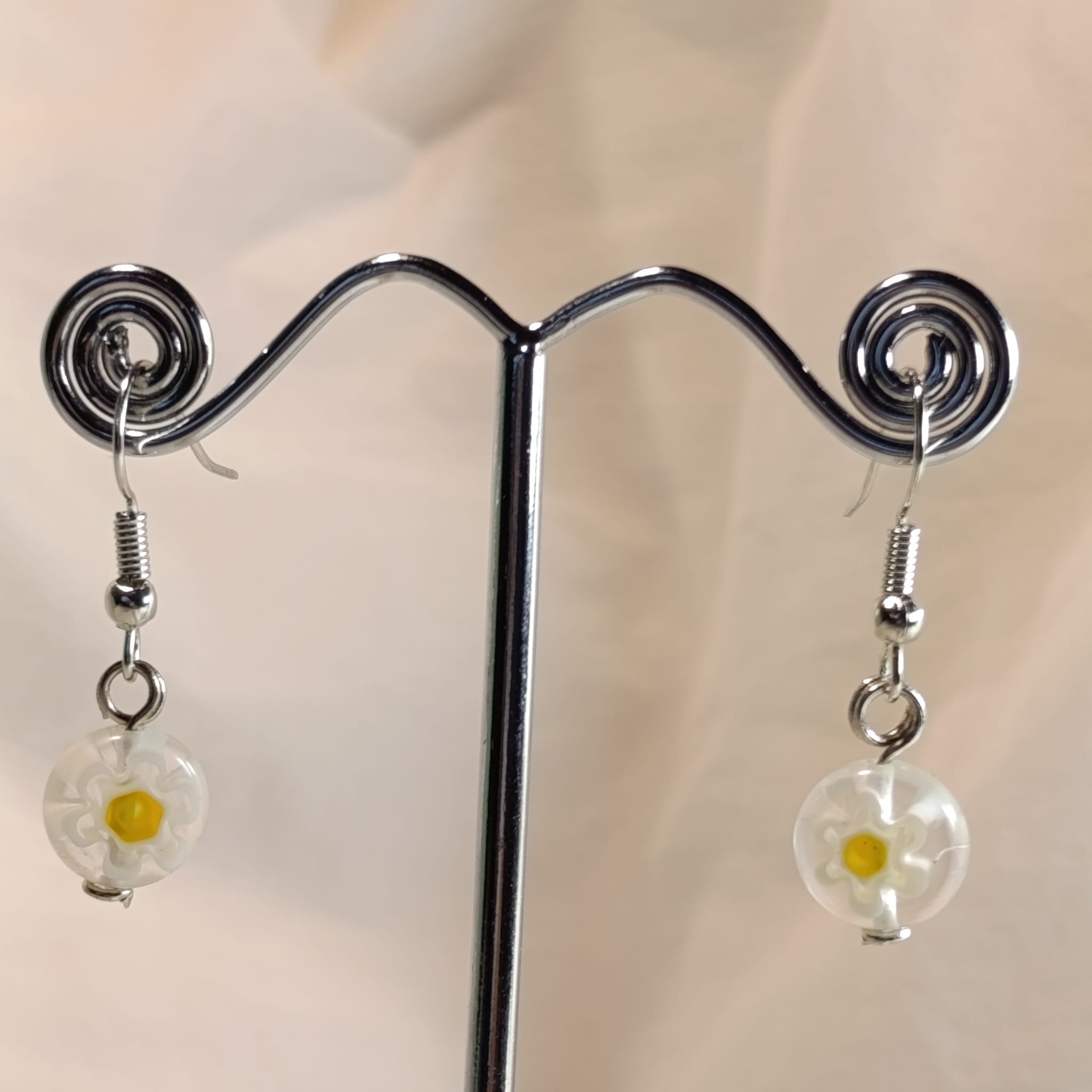 Benátské Millefiori náušnice var.2