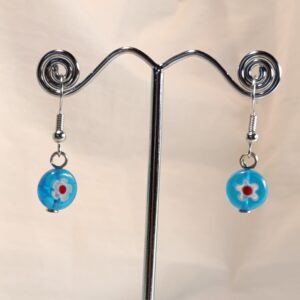 Benátské Millefiori náušnice var.1