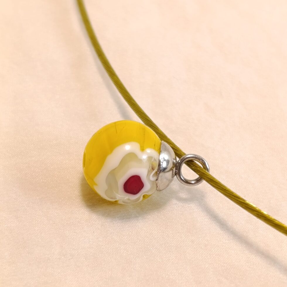Benátský Millefiori náhrdelník se strunou 47 cm var.1