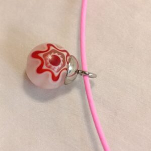 Benátský Millefiori náhrdelník se strunou 47 cm var.2