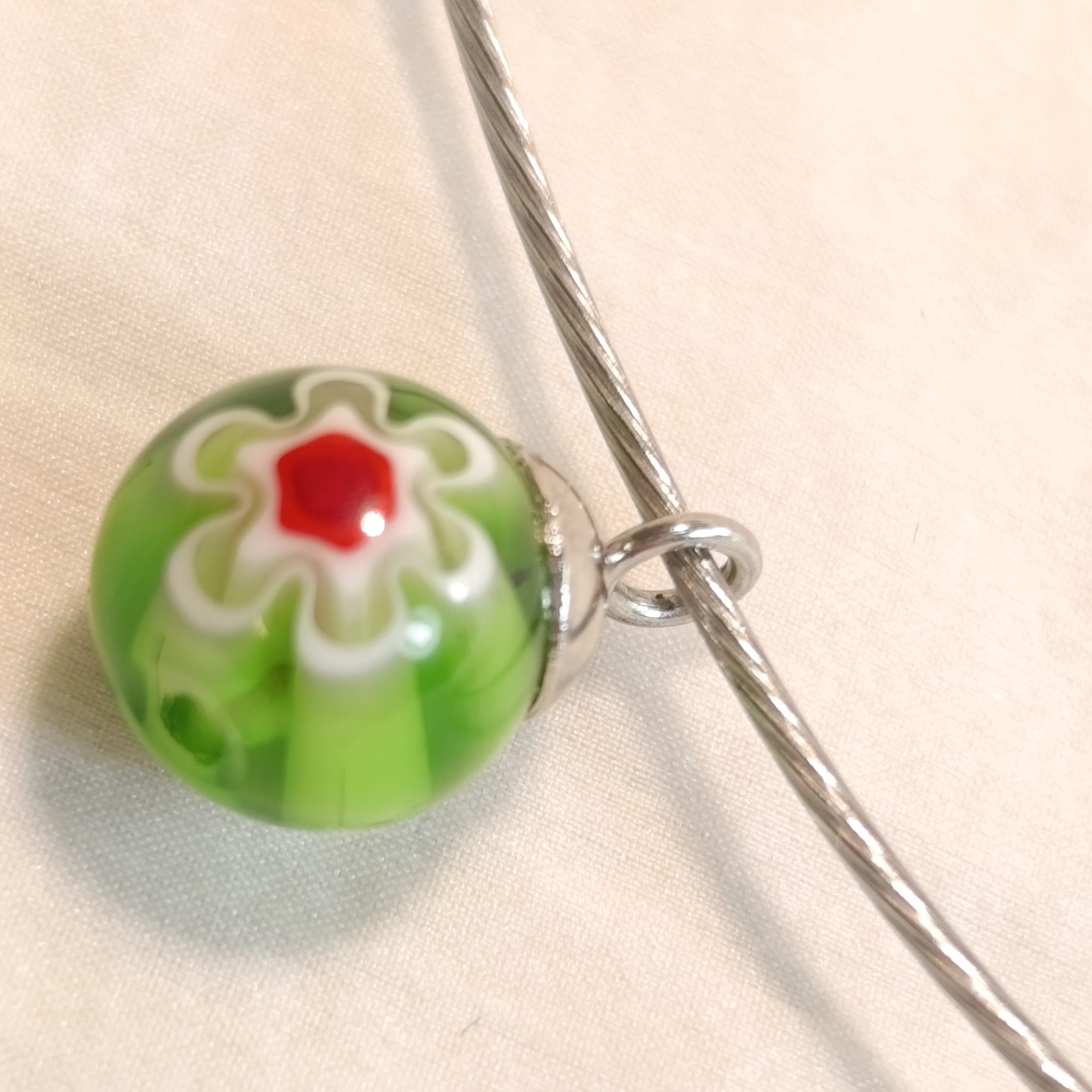 Benátský Millefiori náhrdelník se strunou 47 cm var.4