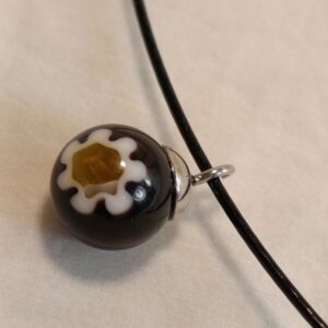 Benátský Millefiori náhrdelník se strunou 47 cm var.5