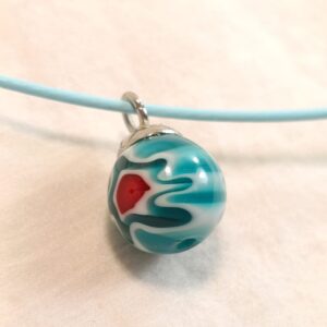 Benátský Millefiori náhrdelník se strunou 47 cm var.6