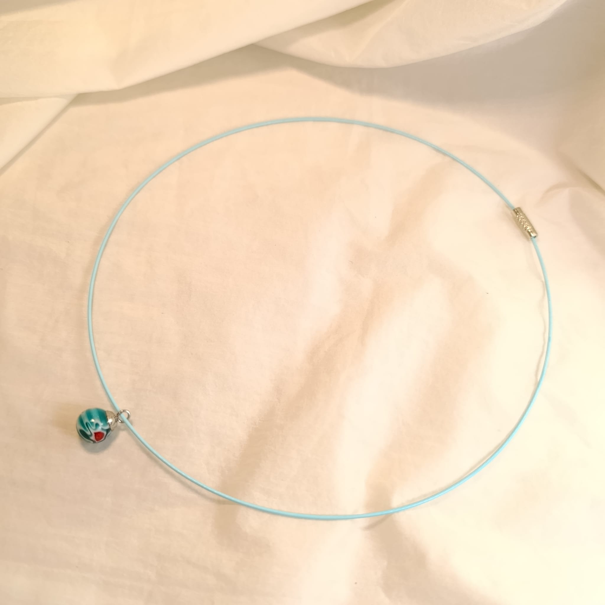 Benátský Millefiori náhrdelník se strunou 47 cm var.6 - Obrázek 2