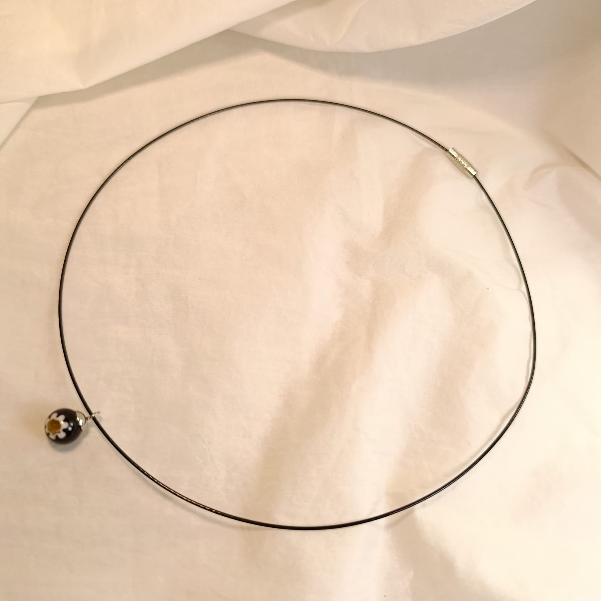 Benátský Millefiori náhrdelník se strunou 47 cm var.5 - Obrázek 2