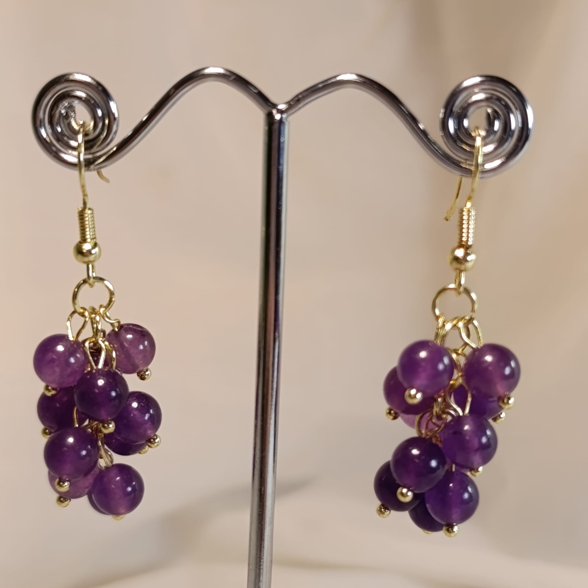 Náušnice Hrozny var.1 - Obrázek 2