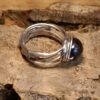 Prsten Černá Perla obvod 54,5mm