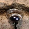 Prsten Černá Perla obvod 54,5mm