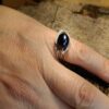 Prsten Černá Perla obvod 54,5mm