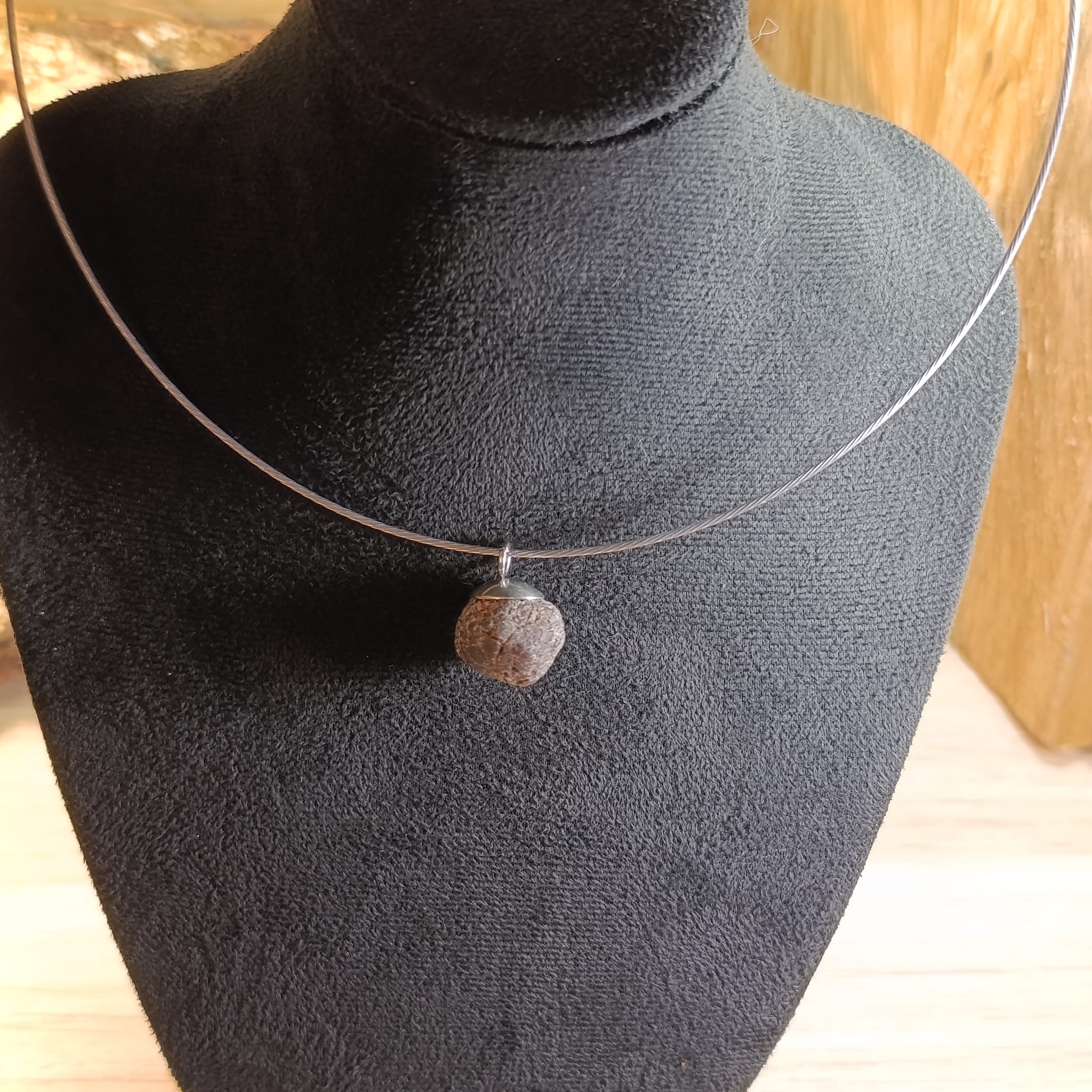 Náhrdelník Krystal pyropu z Granátové zátoky na struně 47 cm - Obrázek 5