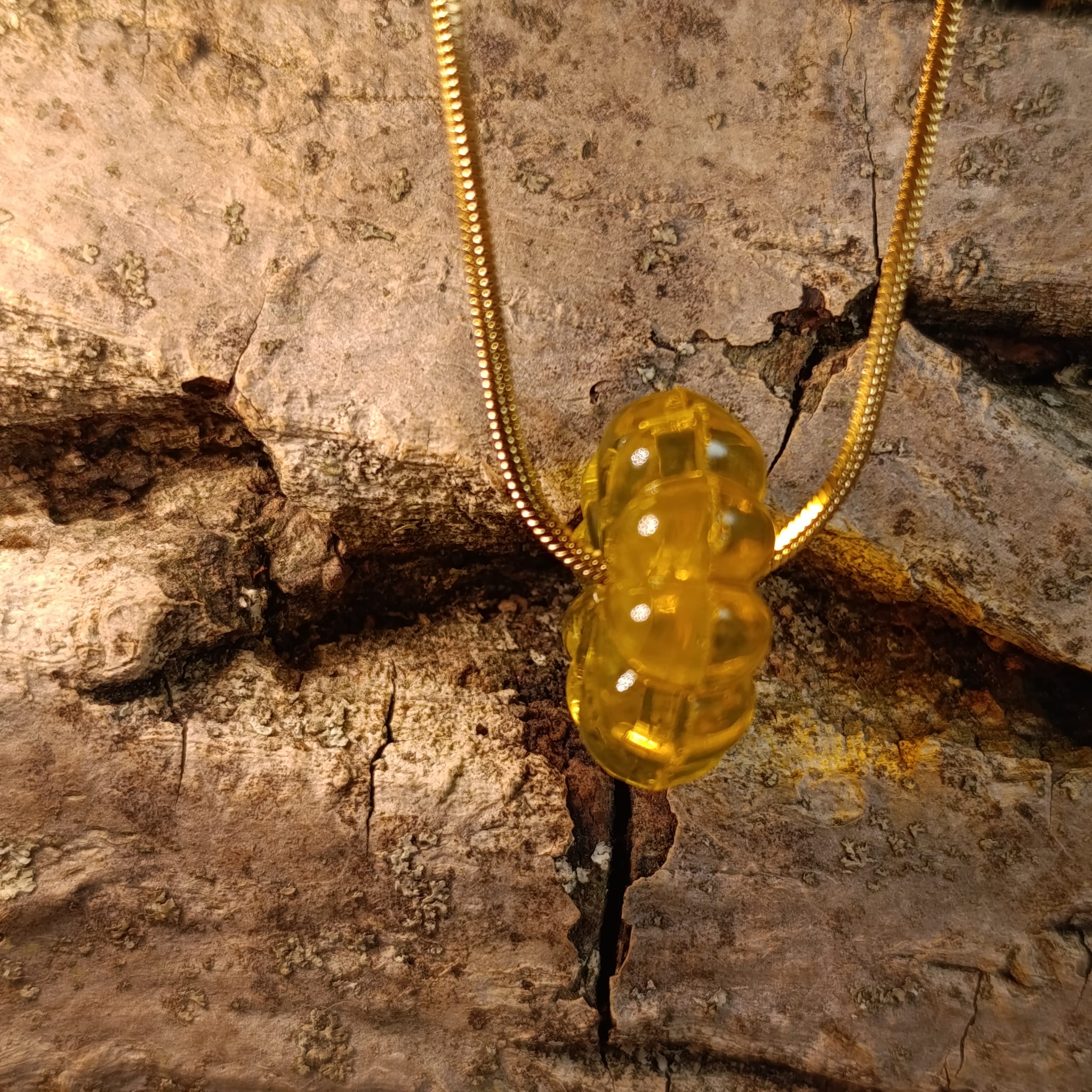 Náhrdelník HONEY na řetízku 60 cm - Obrázek 3