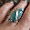 Prsten Amazonite obvod 58mm