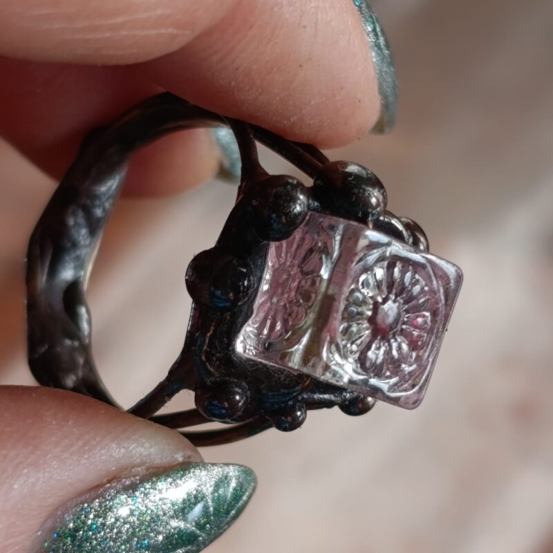 Prsten Pink Cube obvod 67mm